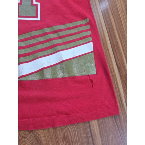 Vintage Salem‎ San Francisco 49ers All Over Double Sided T Shirt Medium NFL - Picture 11 of 15